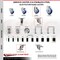 Service Caster 4 Inch 316SS Blue Poly Swivel 1-7/8 Inch Expanding Stem Caster Set Brake SCC SCC-SS316EX20S414-PPUBBLUE-TLB-178-4 - alternate 4